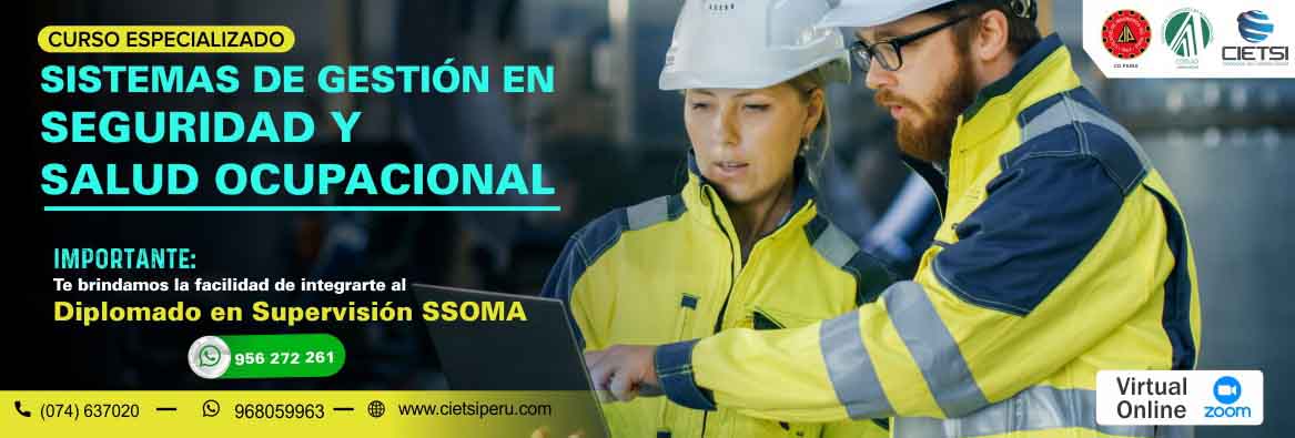 CURSO ESPECIALIZADO SISTEMAS DE GESTIÓN EN SEGURIDAD Y SALUD OCUPACIONAL 2025