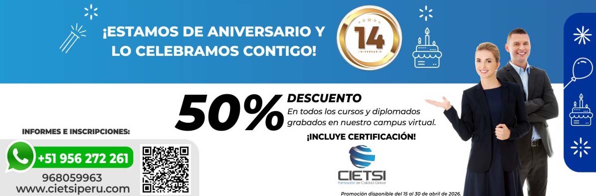PROMOCIÓN POR ANIVERSARIO CIETSI 2026