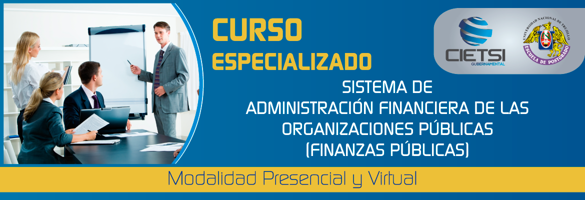curso especializado sistema de administraciOn financiera de las organizaciones pUblicas finanzas pUblicas