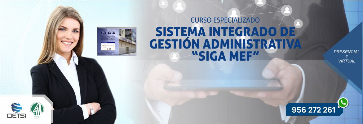 curso especializado sistema integrado de gestiOn administrativa siga  mef 2019