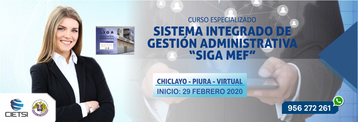curso especializado sistema integrado de gestiOn administrativa siga mef  2da ediciOn 2020 nuevo
