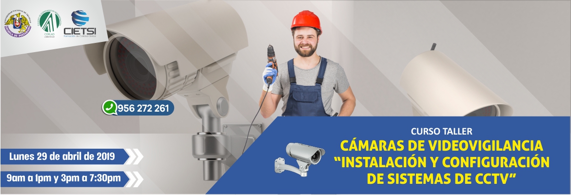 curso taller cAmaras de videovigilancia   instalaciOn y configuraciOn de sistemas de cctv 2019