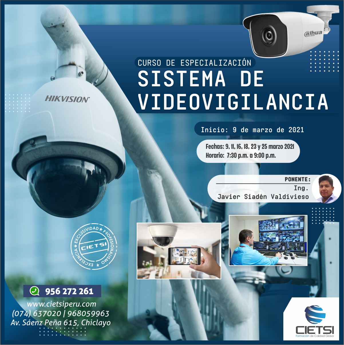 Cursos de Video Vigilancia (CCTV) y Alarmas » Noticias UNSAM