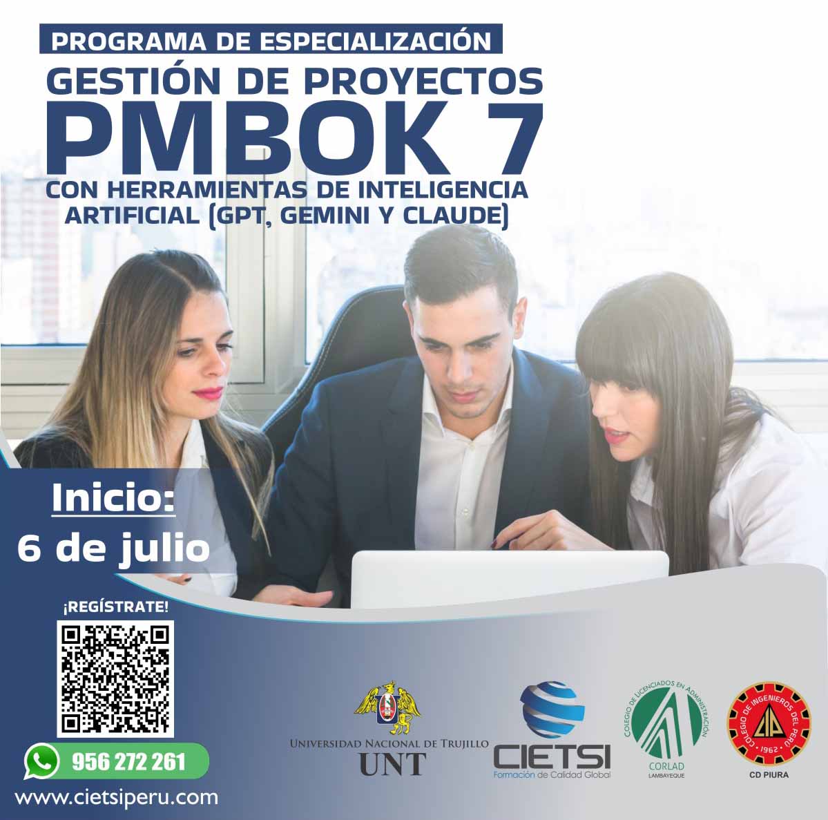 PROGRAMA DE ESPECIALIZACIÓN EN GESTIÓN DE PROYECTOS PMBOK 7 CON ...