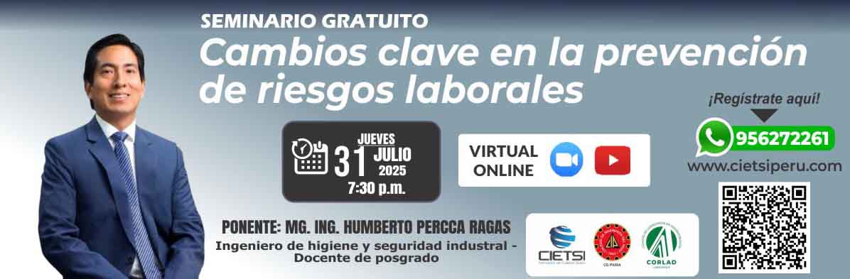 SEMINARIO GRATUITO CAMBIOS CLAVE EN PREVENCIÓN DE RIESGOS LABORALES 2025