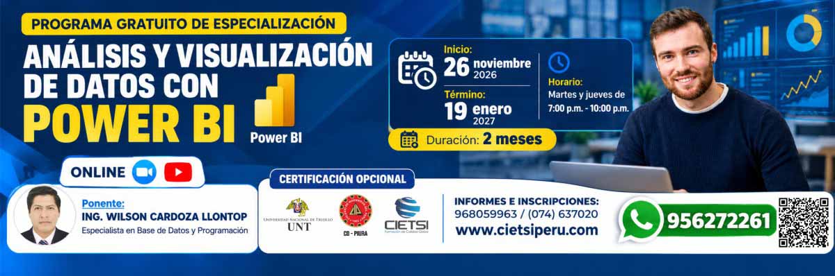 programa gratuito de especializaciOn en anAlisis y visualizaciOn de datos con power bi 2026