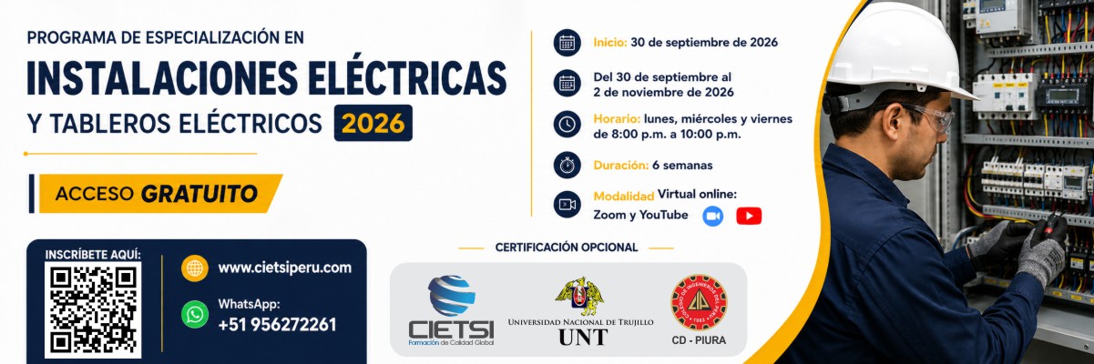 programa gratuito de especializaciOn en instalaciones elEctricas y tableros elEctricos 2026
